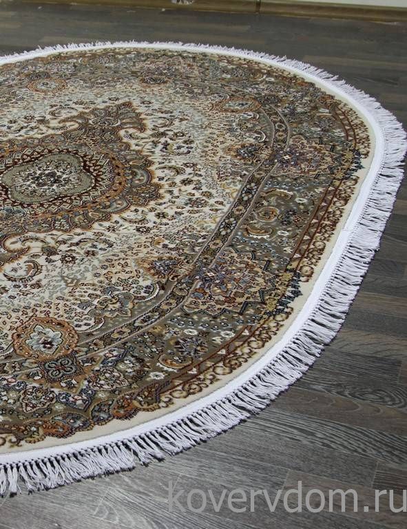 Ковер SHAHREZA D414 CREAM-BROWN Овал Ковер SHAHREZA D414 CREAM-BROWN Овал