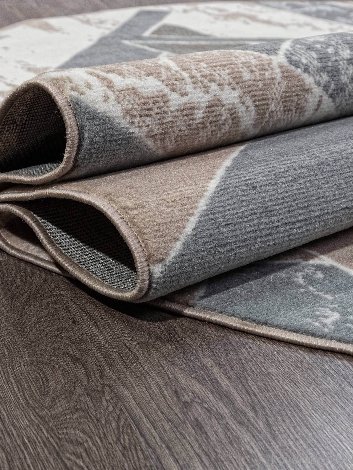 Ковер SIERRA F354 BEIGE-BLUE Овал