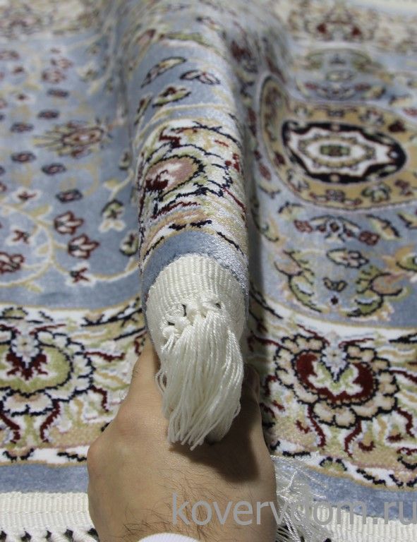 Ковер MASHAD PRESTIGE 02847A L.BLUE / L.BLUE Овал