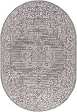 Красивый ковер NOVA-A 04089A CREAM HB / LIGHT GRI HB Овал