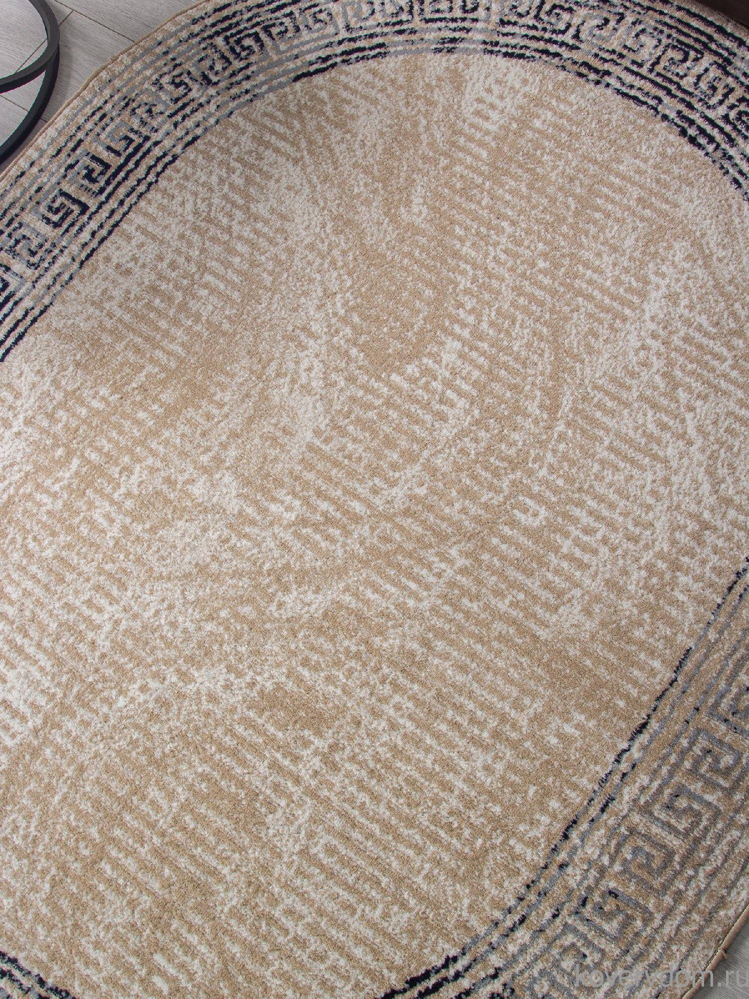 Ковер PRAGA 06022A TOZ GRI / LACIVERT Овал