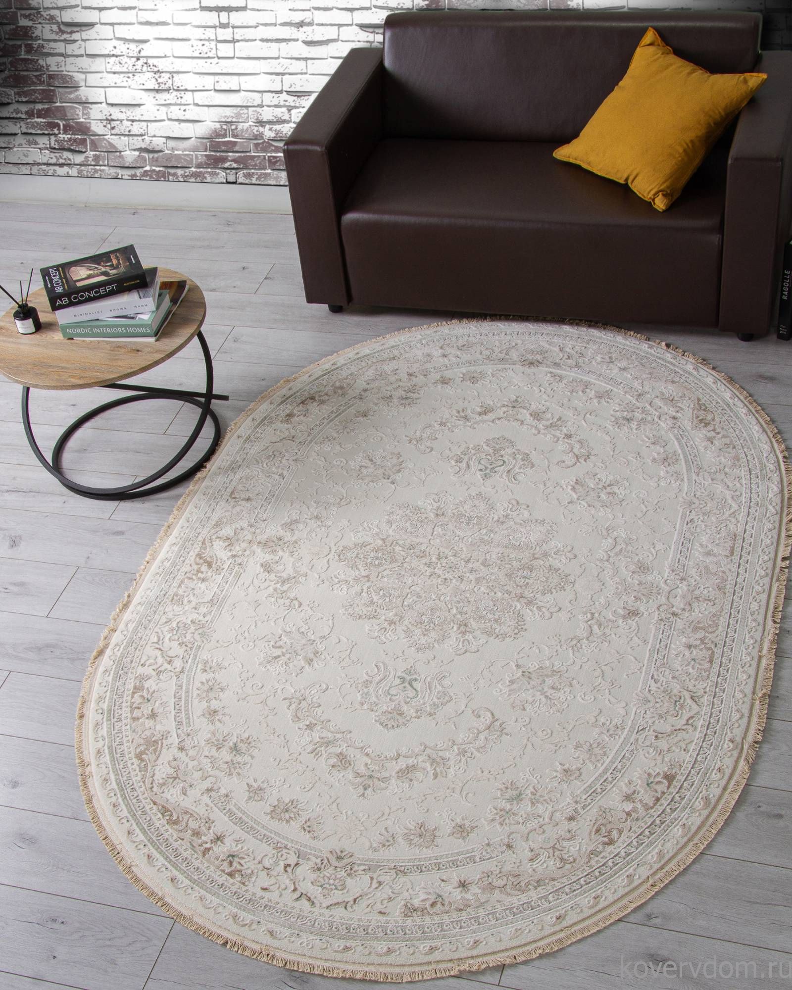 Ковер Jasmine 35760Z CREAM / CREAM Овал