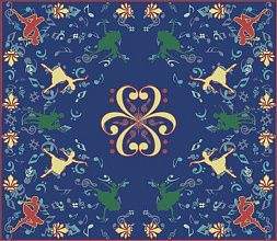 Ковер Балерины зеркальный комплект