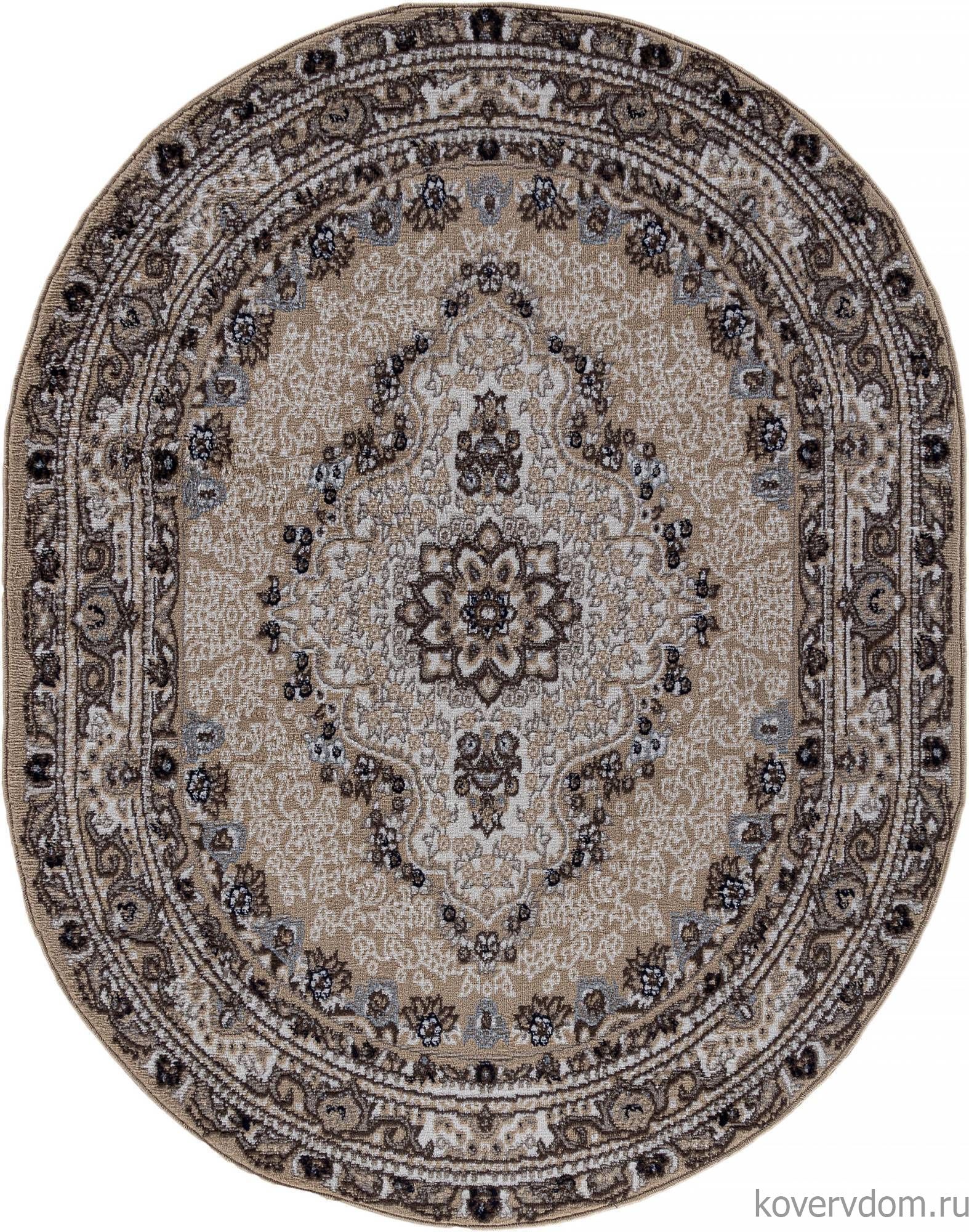 Ковер PRAGA 06020A TOZ GRI / TOZ GRI Овал