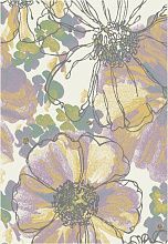 Овальный ковер с цветами IZUMRUD C045 CREAM