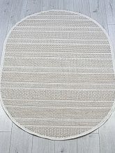 Ковер безворсовый KAIR S157 BEIGE Овал