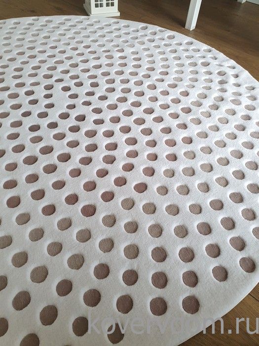 Ковер ручной работы GRADIENT BEIGE круг Ковер ручной работы GRADIENT BEIGE круг