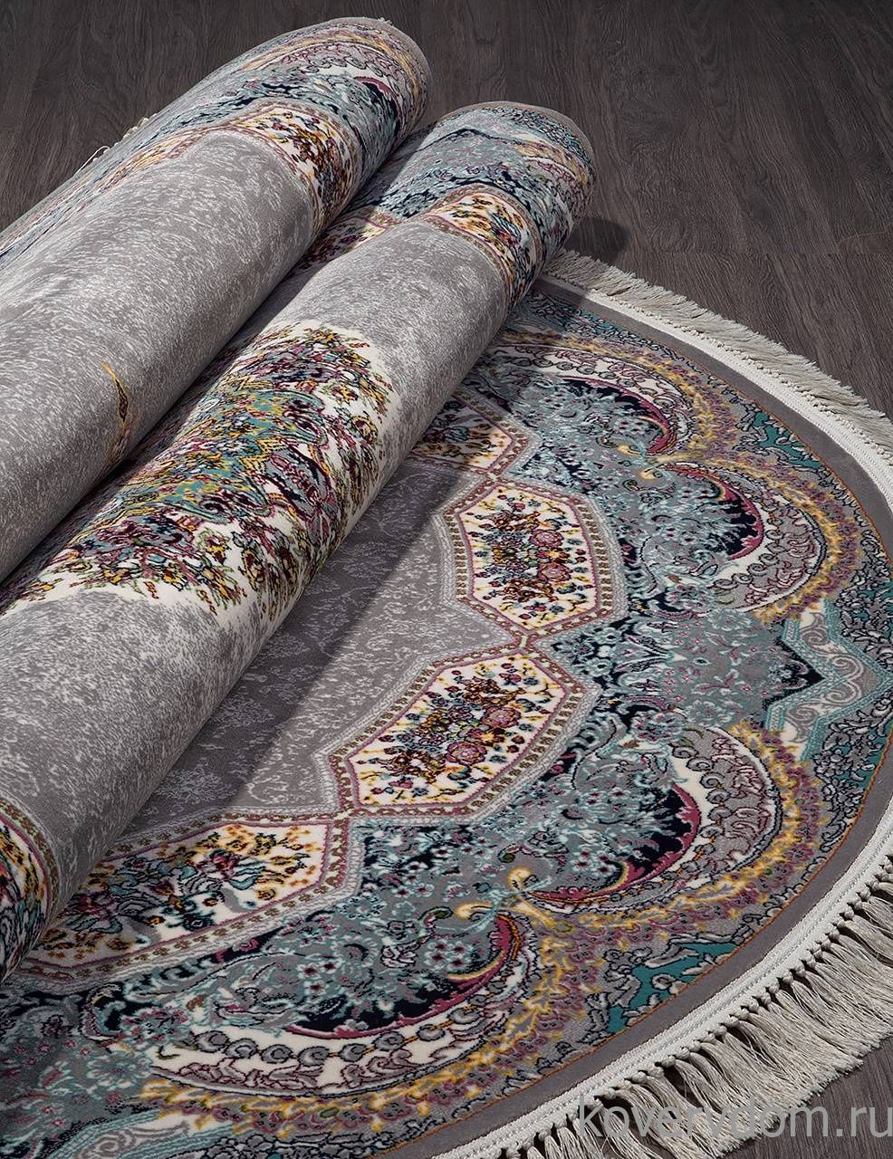 Ковер TEHRAN 7592 GRAY Овал Ковер TEHRAN 7592 GRAY Овал