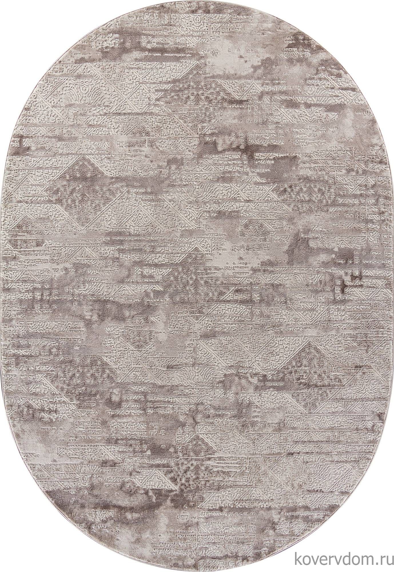 Ковер BRAND O2118 680 CREAM / BROWN Овал