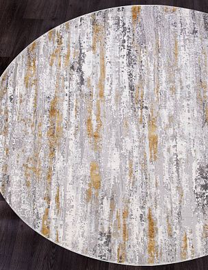 Ковер MODA 9809 ACIK GRI Круг