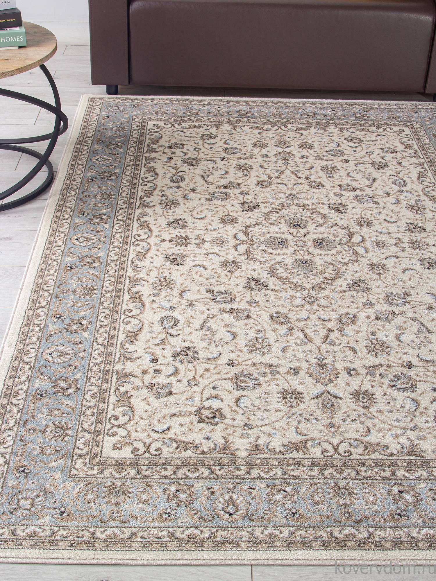 Ковер VALENCIA DELUXE F014 CREAM-L.BLUE