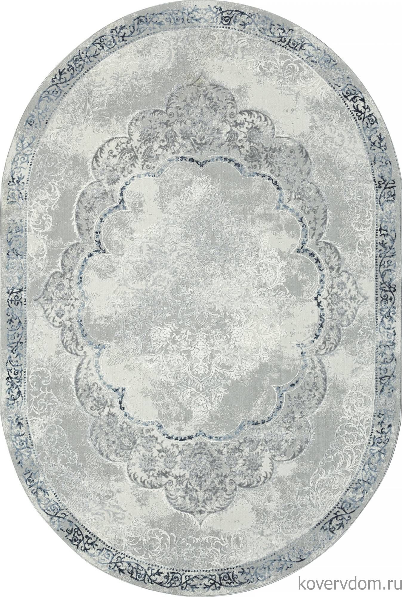 Ковер NENSI GL073T GREY / GREY Овал