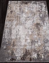 Пушистый круглый ковер GRAFF 3433 GRAY-BEIGE