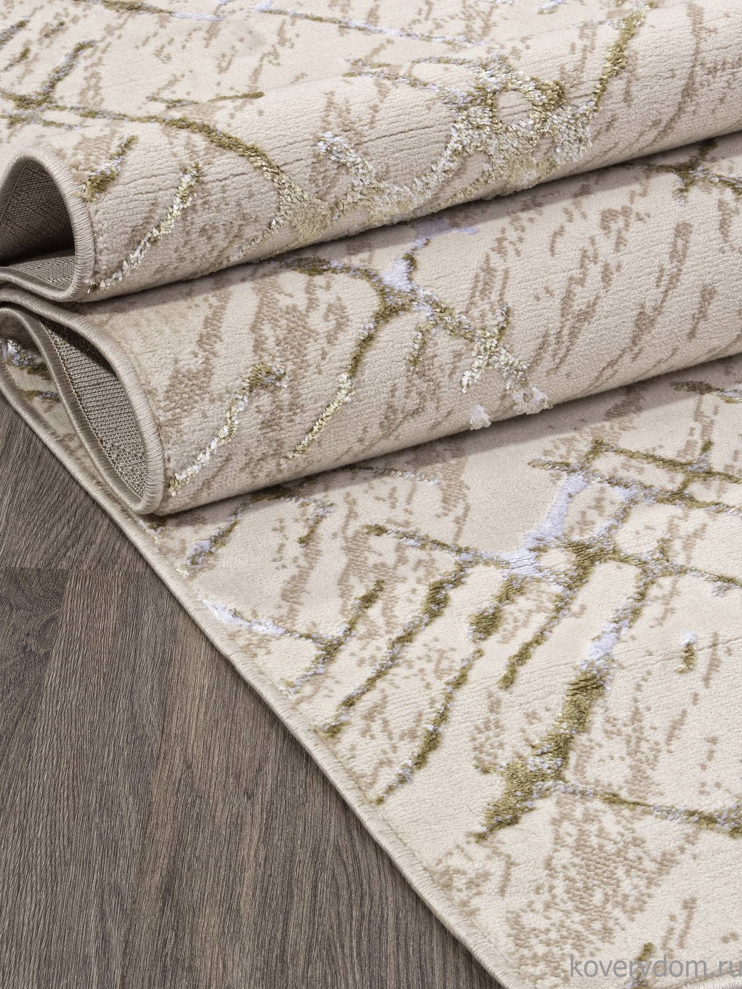 Ковер LIMAN F164 CREAM-GREEN Ковер LIMAN F164 CREAM-GREEN
