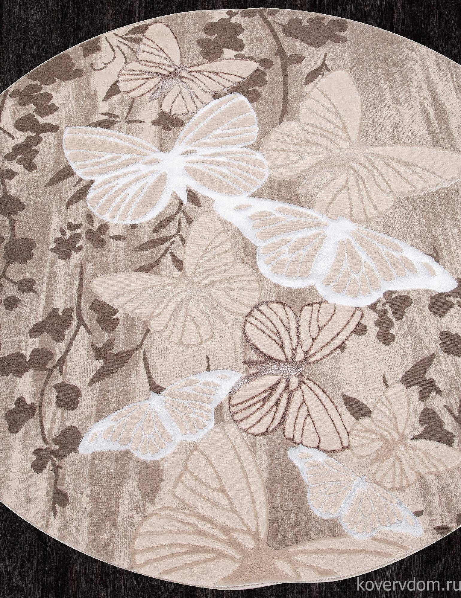 Ковер TEMPO 0156LA POLY IVORY / POLY IVORY Круг