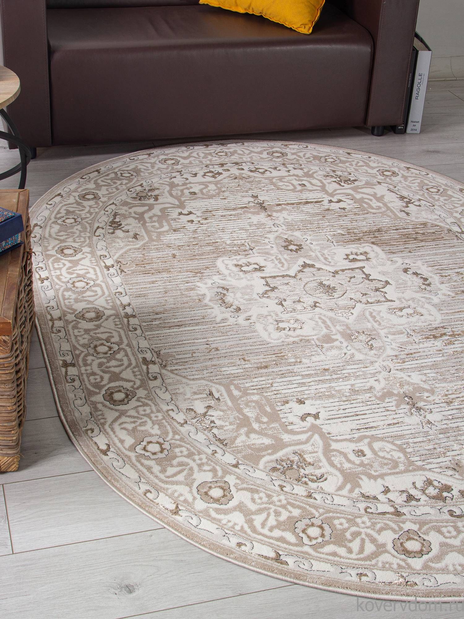 Ковер NOVA 04089A CREAM HB / LIGHT GRI HB Овал