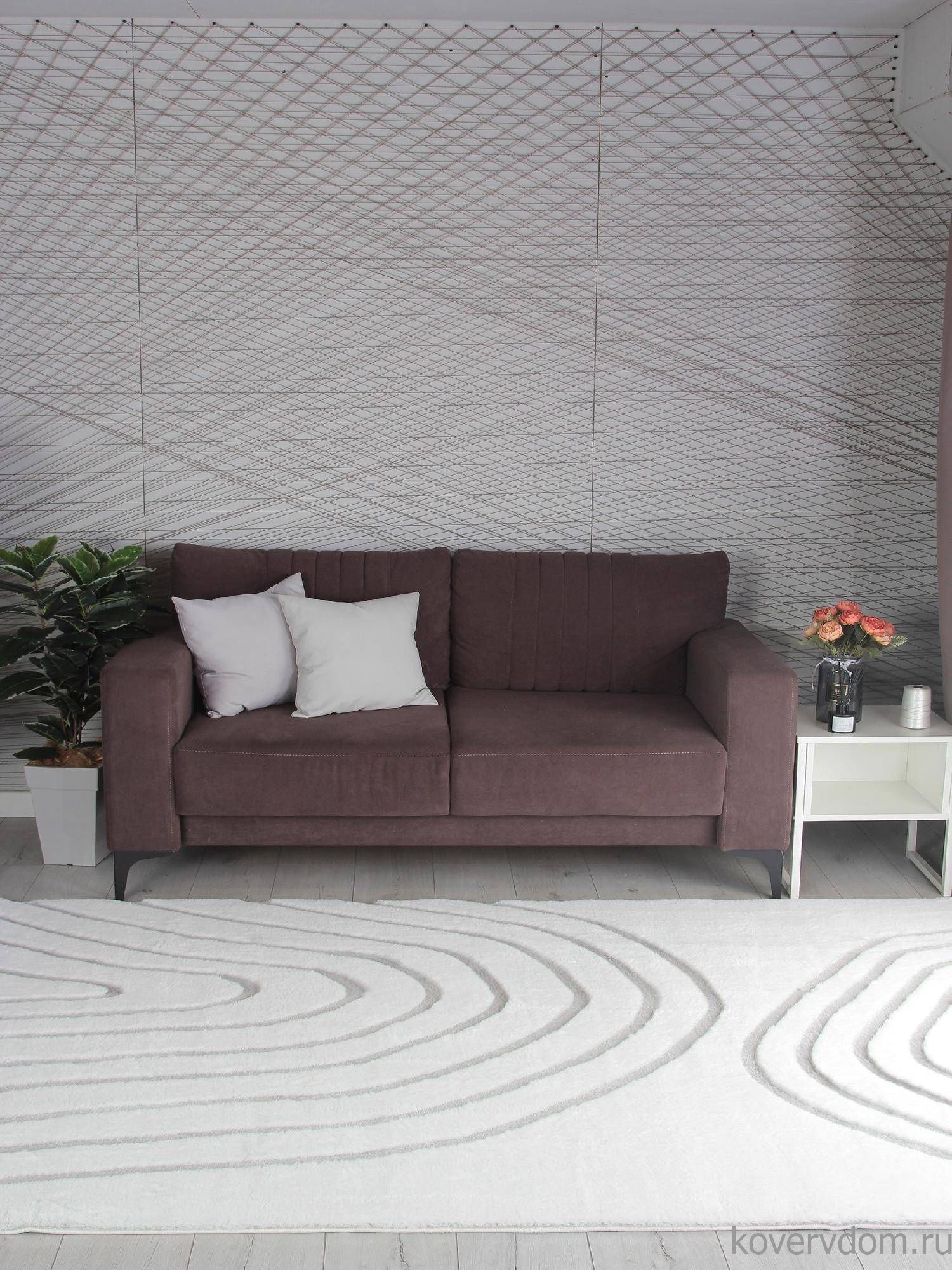 Ковер RABBIT CARVING PX4002 CREAM / GREY