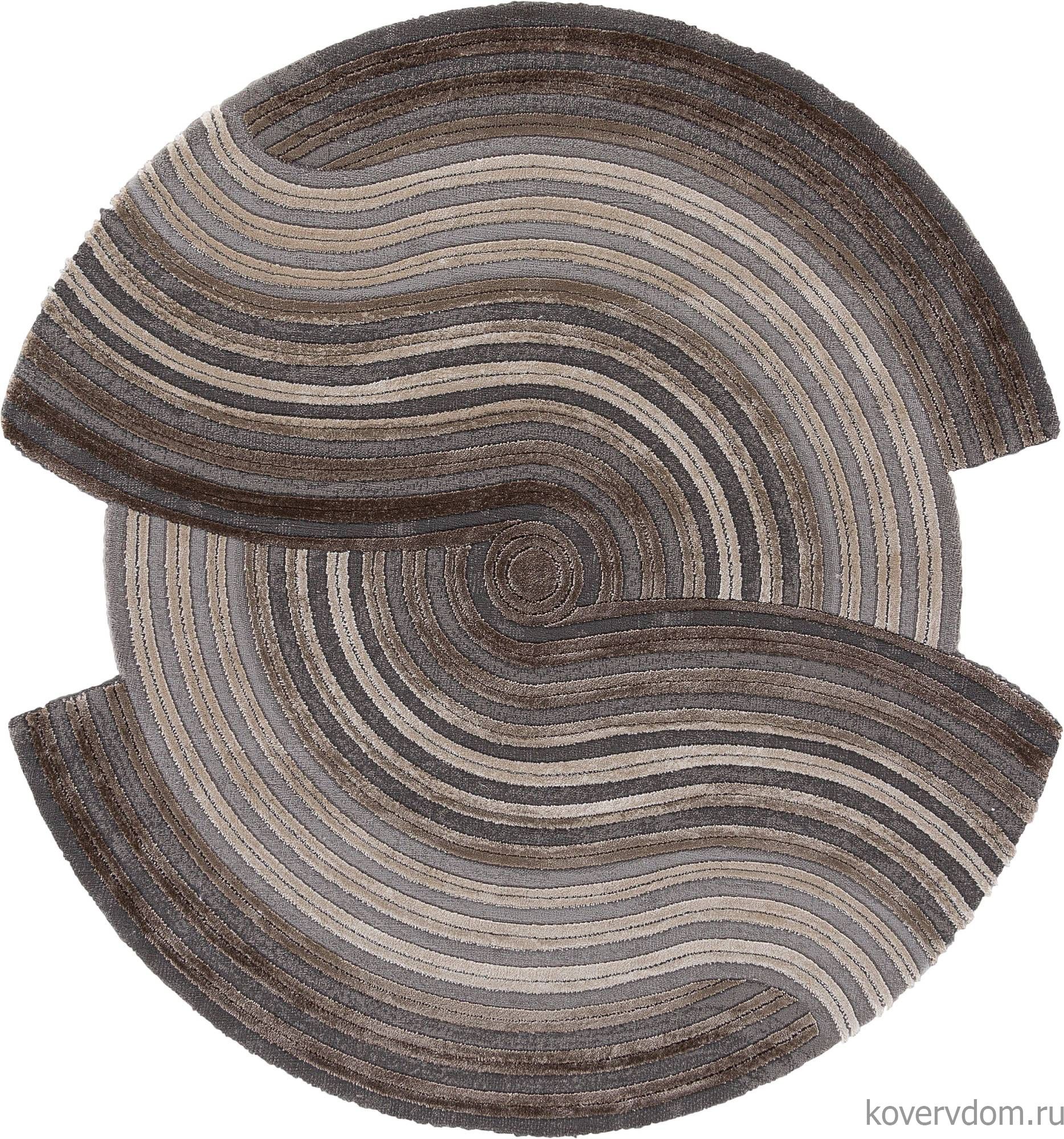 Ковер SAFIR 00835C GREY / BROWN Круг