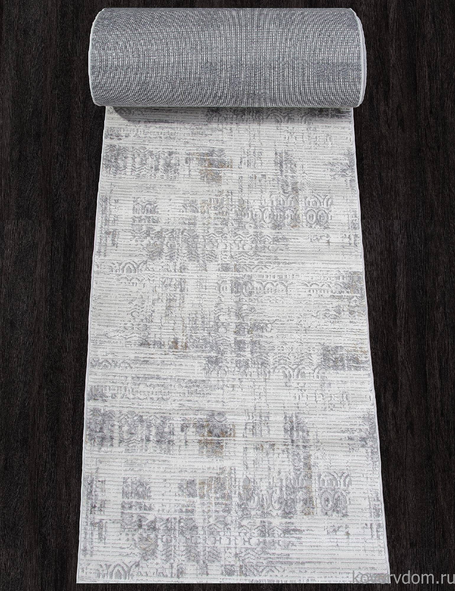 Ковровая Дорожка ALANYA 22403A CREAM / GREY Ковровая Дорожка ALANYA 22403A CREAM / GREY