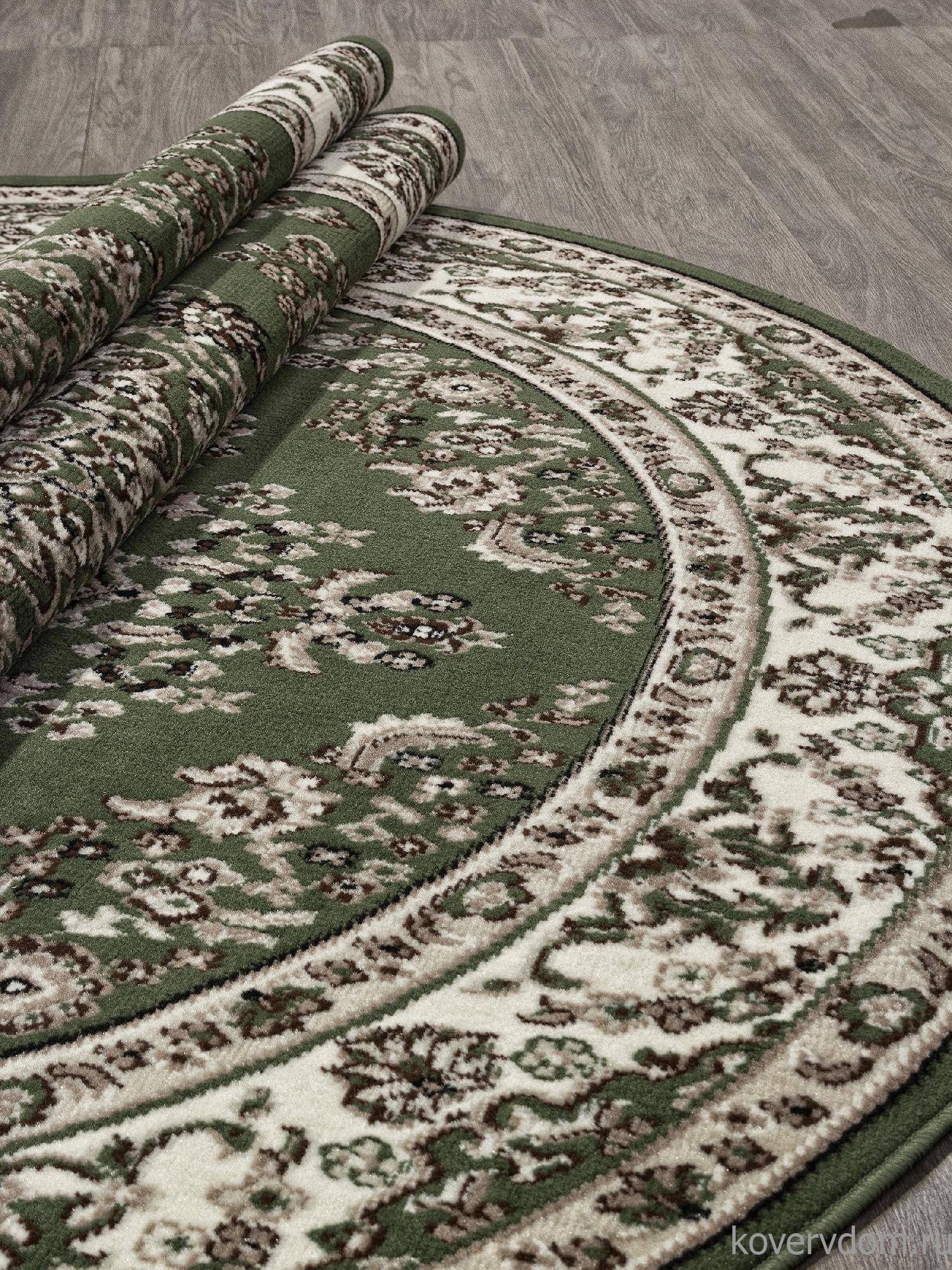 Ковер GAVANA-A D285 GREEN Овал
