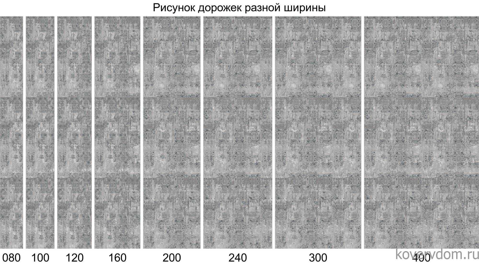 Ковровая Дорожка PALERMO F281 GRAY Ковровая Дорожка PALERMO F281 GRAY