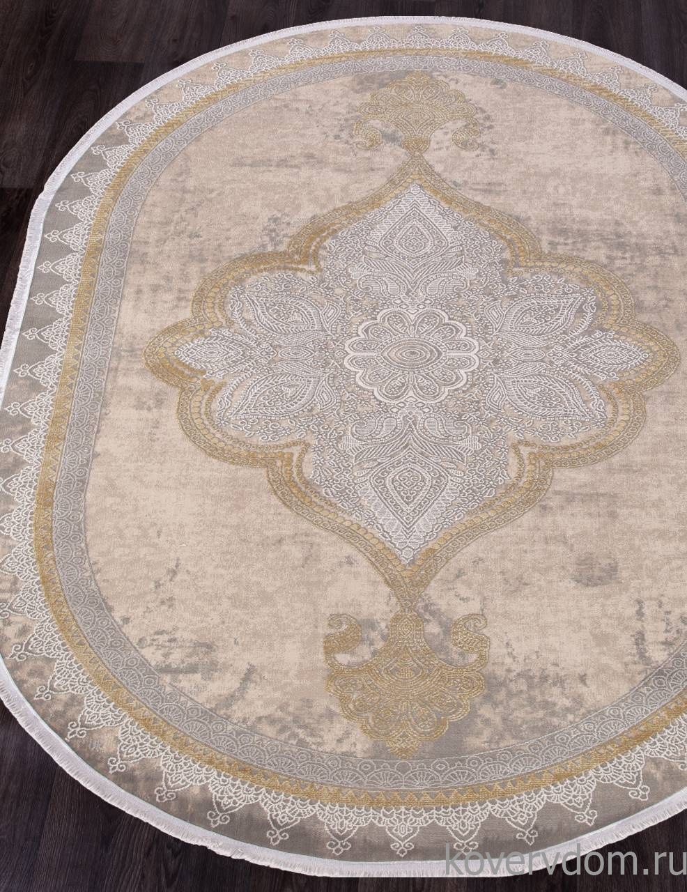 Ковер ATLAS 9306 BEIGE / BEIGE Овал